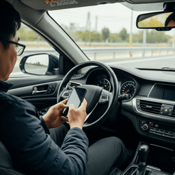 음주, 휴대전화 사용